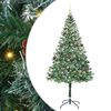 vidaXL Uměl&yacute; v&aacute;nočn&iacute; stromeček Zelen&aacute; 180 cm PVC a Ocel