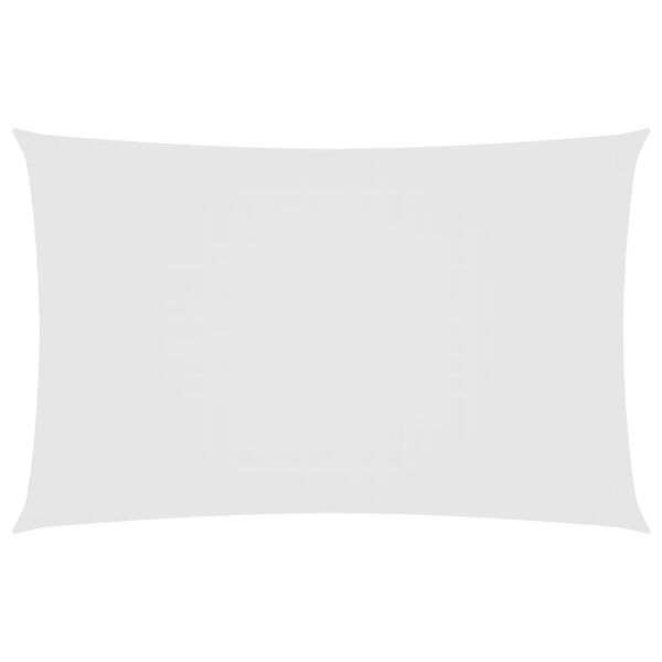 vidaXL Stínící plachta oxfordská látka obdélníková 6 x 8 m bílá