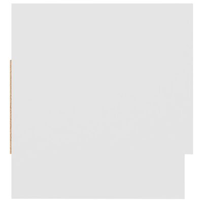 vidaXL Šatní skříň bílá 70 x 32,5 x 35 cm dřevotříska