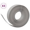 vidaXL Travn&iacute; lemy 3 ks &scaron;ed&eacute; 10 m 15 cm polyethylen