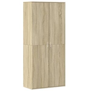 vidaXL Botn&iacute;k dub sonoma 80 x 39 x 178 cm kompozitn&iacute; dřevo