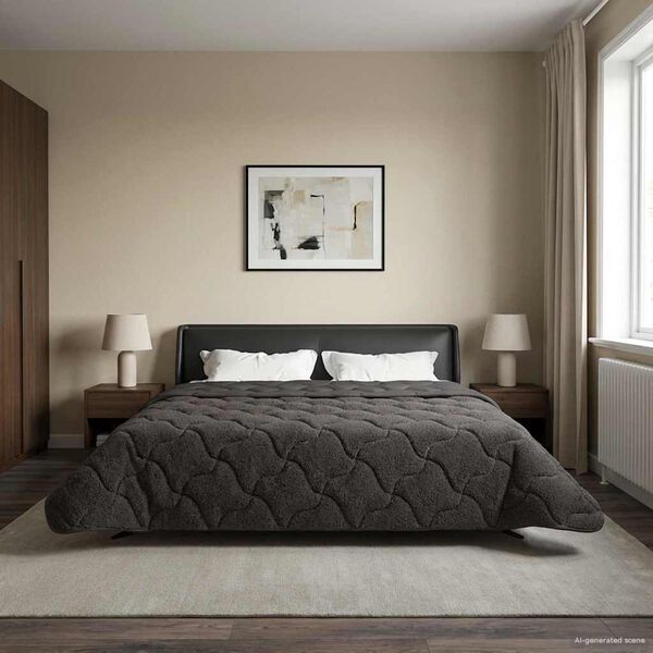 vidaXL Celoročn&iacute; přikr&yacute;vka &Scaron;něrov&aacute;n Antracit 220 x 240 cm