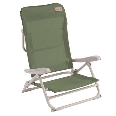 Outwell Skládací plážová židle Seaford vinná zelená