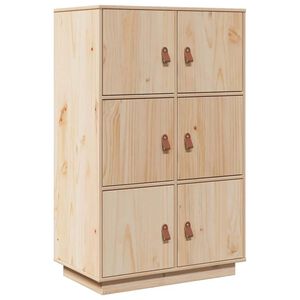 vidaXL Skř&iacute;ň highboard 67 x 40 x 108,5 cm masivn&iacute; borov&eacute; dřevo