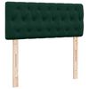 vidaXL Box spring postel s matrac&iacute; tmavě zelen&aacute; 120x190 cm samet
