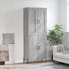 vidaXL Skř&iacute;ň highboard &scaron;ed&aacute; sonoma 69,5 x 34 x 180 cm kompozitn&iacute; dřevo