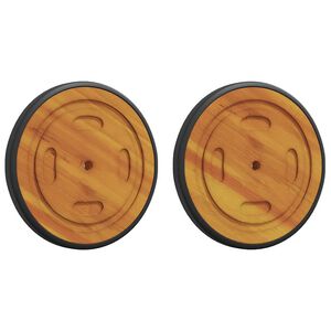 vidaXL Prostorov&aacute; kola s kolem 2 ks Hněd&aacute; 20,5 x 20,5 x 2 cm
