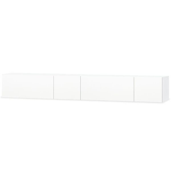 vidaXL TV skříňky 2 ks kompozitní dřevo 120x40x34 cm bílé vysoký lesk