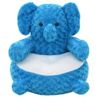 vidaXL Plyšový slon k mazlení modrý