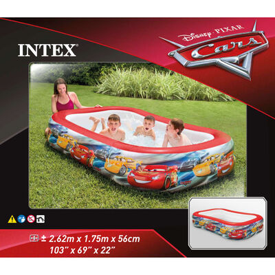 Intex Nafukovací hrací centrum Cars vícebarevné 262 x 175 x 56 cm