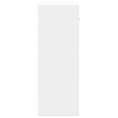 vidaXL Příborník bílý 91 x 28 x 75 cm kompozitní dřevo