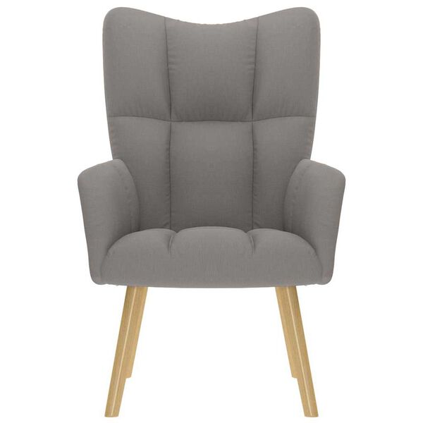 vidaXL Relaxační židle taupe textil