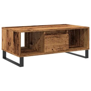 vidaXL Konferenčn&iacute; stolek old wood 90x50x36,5 cm kompozitn&iacute; dřevo