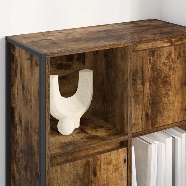 vidaXL Knihovna Kouřov&yacute; dub 68 x 30 x 108.5 cm kompozitn&iacute; dřevo