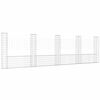 vidaXL Gabionov&yacute; ko&scaron; ve tvaru U s 5 sloupky železo 500 x 20 x 150 cm