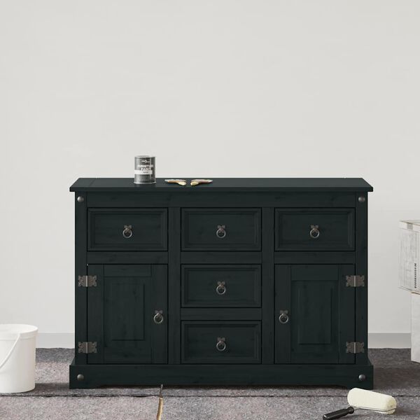 vidaXL Barva na nábytek Černá 10 x 10 x 12,2 cm Tisk na zeď