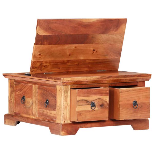 vidaXL Konferenční stolek 66 x 70 x 35 cm masivní akáciové dřevo