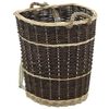 vidaXL Nů&scaron;e na dřevo s popruhy 44,5 x 37 x 50 cm př&iacute;rodn&iacute; vrba