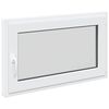 vidaXL Okeno do suter&eacute;nu RISOR 100 x 60 cm PVC a sklo B&iacute;l&aacute;