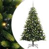 vidaXL Uměl&yacute; zavě&scaron;en&yacute; v&aacute;nočn&iacute; stromeček 150 LED Zelen&aacute; 150 cm PVC a PE