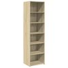 vidaXL Skř&iacute;ň highboard dub sonoma 50 x 41 x 185 cm kompozitn&iacute; dřevo