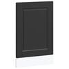 vidaXL Panel na myčku Porto čern&yacute; 45x1,5x57 cm kompozitn&iacute; dřevo