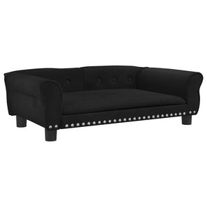 vidaXL Pel&iacute;&scaron;ek pro psy čern&yacute; 95 x 55 x 30 cm samet