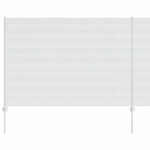 vidaXL Plot s sloupkem Stř&iacute;brn&aacute;