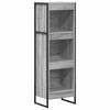 vidaXL Knihovna 40 x 30 x 121 cm Kompozitn&iacute; dřevo &Scaron;ed&aacute; Sonoma