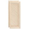 vidaXL N&aacute;bytkov&aacute; dv&iacute;řka mř&iacute;žkov&yacute; design 2 ks 39,5 x 99 cm borovice