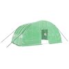 vidaXL Sklen&iacute;k s ocelov&yacute;m r&aacute;mem zelen&yacute; 24 m&sup2; 6x4x2,85 m