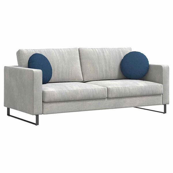 vidaXL Pol&scaron;t&aacute;ře na sedadla 2 pcs Modr&aacute; &Oslash;40 x 13 cm textil