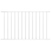 vidaXL Plotov&yacute; panel Woerden pr&aacute;&scaron;kově lakovan&aacute; ocel 163x117 cm b&iacute;l&yacute;