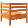 vidaXL Zahradní pohovka rohová voskově hnědá masivní borovice