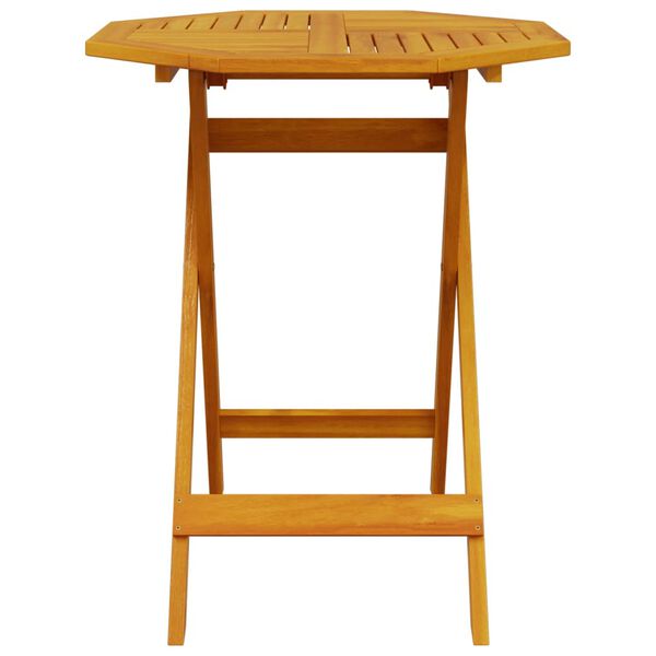 vidaXL 3d&iacute;ln&yacute; skl&aacute;dac&iacute; bistro set masivn&iacute; ak&aacute;ciov&eacute; dřevo