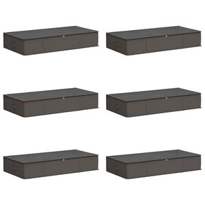 vidaXL &Uacute;ložn&aacute; krabice s průhledn&yacute;m horn&iacute;m oknem 6 pcs &Scaron;ed&aacute;