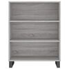 vidaXL Skř&iacute;ň highboard &scaron;ed&aacute; sonoma 69,5 x 34 x 180 cm kompozitn&iacute; dřevo