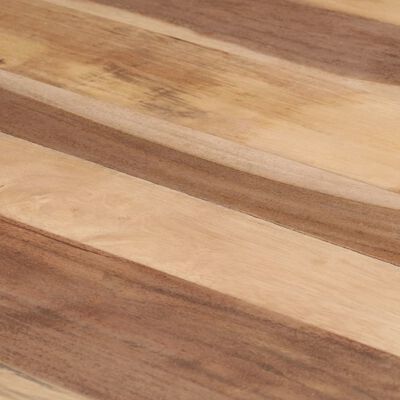 vidaXL Jídelní stůl 140 x 70 x 75 cm masivní dřevo vzhled sheeshamu