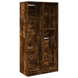 vidaXL &Scaron;atn&iacute; skř&iacute;ň kouřov&yacute; dub 100 x 50 x 200 cm kompozitn&iacute; dřevo