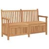 vidaXL Zahradn&iacute; lavice se dveřmi 150 x 60 x 90 cm Pevn&eacute; teakov&eacute; dřevo