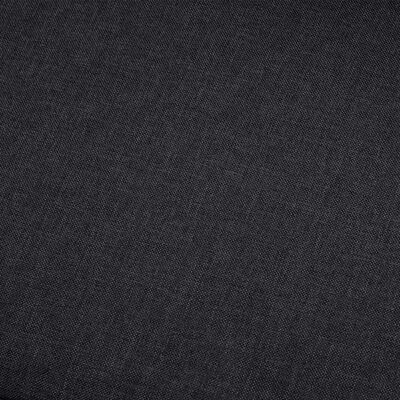 vidaXL 3místná pohovka tmavě šedá textil