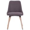 vidaXL J&iacute;deln&iacute; židle 2 ks taupe textil