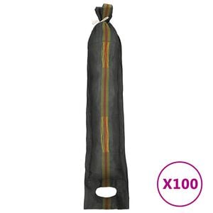 vidaXL Pytle na p&iacute;sek 100 ks tmavě zelen&eacute; 103 x 25 cm HDPE