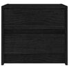 vidaXL Nočn&iacute; stolek čern&yacute; 40 x 30,5 x 35,5 cm masivn&iacute; borov&eacute; dřevo