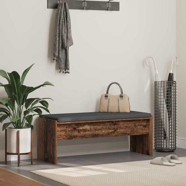 vidaXL Chodbičkov&aacute; lavice s pol&scaron;t&aacute;řem Star&eacute; dřevo 103 x 38 x 40 cm