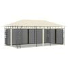 vidaXL Alt&aacute;n s moskyti&eacute;rou 6 x 3 x 2,73 m kr&eacute;mov&yacute;