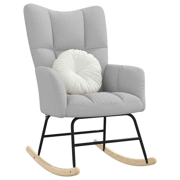 vidaXL Relaxačn&iacute; křeslo obl&aacute;čkově &scaron;ed&aacute; textil