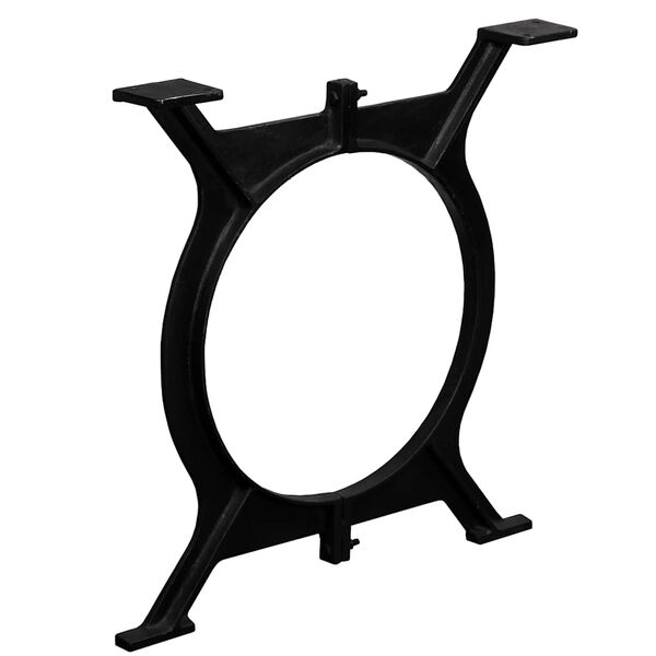 vidaXL Nohy k j&iacute;deln&iacute;mu stolu ve tvaru p&iacute;smene O 2 ks litinov&eacute;