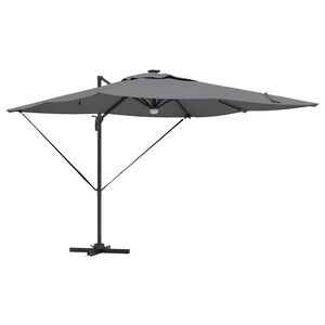 vidaXL Roma Parasol Antracit 286 x 285 x 270 cm Hliník a polyester