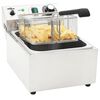 vidaXL Elektrick&aacute; frit&eacute;za nerezov&aacute; ocel 6 l 2 000 W